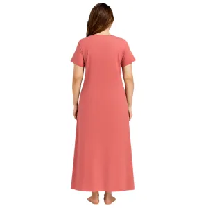 Women Alpine Nighty Classic Style Soft Sleepwear