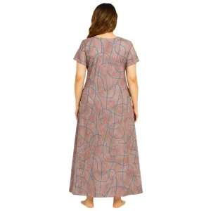 Women Alpine Nighty Cozy Feel Daily Night Dress