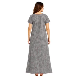 Women Alpine Nighty Breathable Fabric Everyday Sleepwear