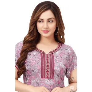 Women Alpine Nighty Soft Fabric Comfortable Nightwear