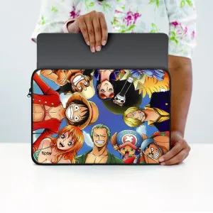 "ONE PIECE- THE CREW" Laptop Sleeves:Bold Modern Design for Every Size