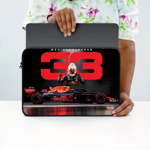 "MAX VERSTAPPEN #33" Laptop Sleeves:Bold Modern Design for Every Size
