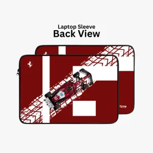 "RACING RED # SCUDERIA FERRARI" Laptop Sleeves:Bold Modern Design for Every Size