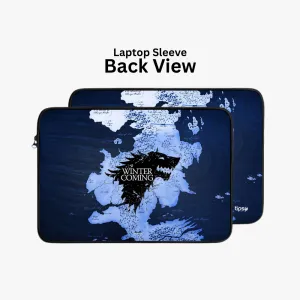 "WINTER IS COMING #GOT" Laptop Sleeves:Bold Modern Design for Every Size