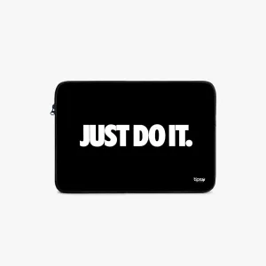 "Just Do It" Laptop Sleeves:Bold Modern...
