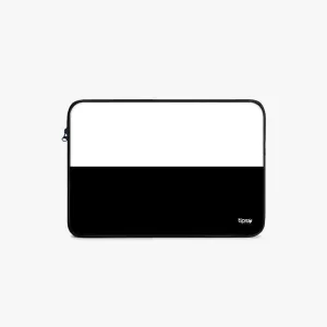 "50:50 Black and White" Laptop Sleeves:B...