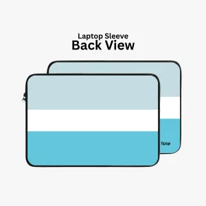 "Blue Shade" Laptop Sleeves:Bold Modern Design for Every Size