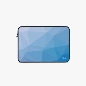 "Glass Blue Abstract" Laptop Sleeves:Bol...