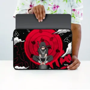 "ITACHI-UCHIHA: ANIME THEME" Laptop Sleeves:Bold Modern Design for Every Size