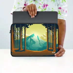 "LOST IN THE FOREST" Laptop Sleeves:Bold Modern Design for Every Size