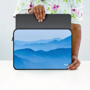 " BLUE MOUNTAIN" Laptop Sleeves:Bold Modern Design for Every Size