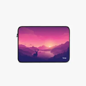 "NATURE CALLING DEER " Laptop Sleeves: B...