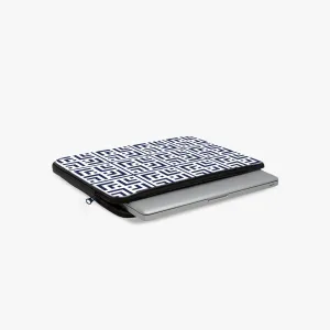 "SQUARE THEME ABSTRACT" Laptop Sleeves:Bold Modern Design for Every Size