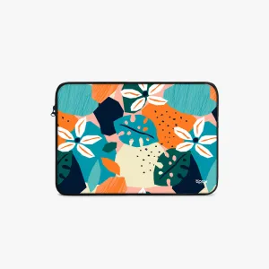 "FLOWER THEME ABSTRACT" Laptop Sleeves:...