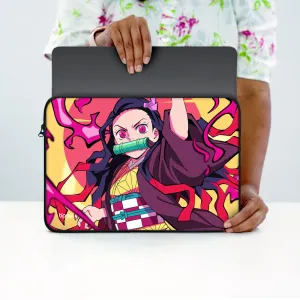 "NEZUKO KAMADO: DEMON SLAYER ANIME THEME" Laptop Sleeves:Bold Modern Design for Every Size