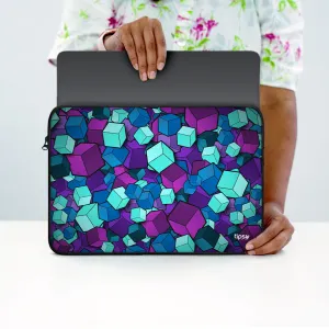 "RUBIX ABSTRACT THEME" Laptop Sleeves:Bold Modern Design for Every Size
