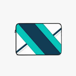 "Blue And White Stripe" Laptop Sleeves:B...