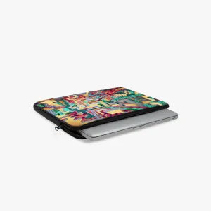 "Matrix Vibrant Version" Laptop Sleeves: Bold Modern Design for Every Size