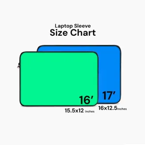 "Stipe Shade Blue and Black" Laptop Sleeves: Bold Modern Design for Every Size