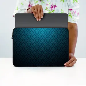 "Gradient Blue Art" Laptop Sleeves:Bold Modern Design for Every Size