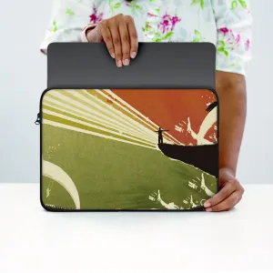 "Vibrant Bold View" Laptop Sleeves:Bold Modern Design for Every Size