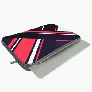 "Strip Abstract Theme" Laptop Sleeves â€“Bold, Modern Design for Every Size