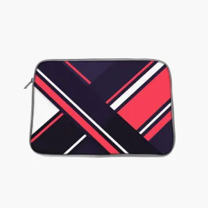 "Strip Abstract Theme" Laptop Sleeves â€“Bold, Modern Design for Every Size