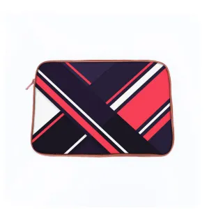 "Strip Abstract Theme" Laptop Sleeves â€“Bold, Modern Design for Every Size