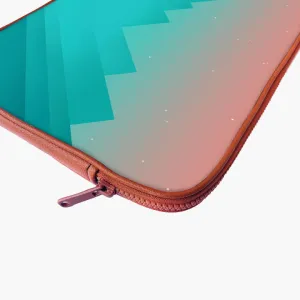 "Mountain Gradiant Abstract Theme" Laptop Sleeves:Bold Modern Design for Every Size