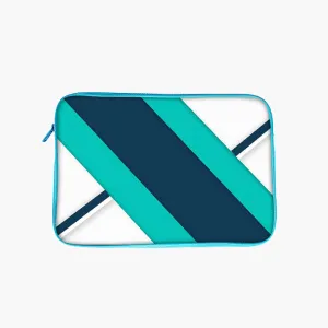 "Blue And White Stripe" Laptop Sleeves:B...