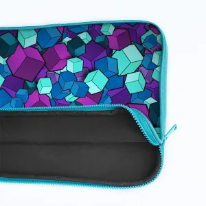 "RUBIX ABSTRACT THEME" Laptop Sleeves:Bold Modern Design for Every Size