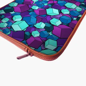 "RUBIX ABSTRACT THEME" Laptop Sleeves:Bold Modern Design for Every Size