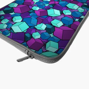 "RUBIX ABSTRACT THEME" Laptop Sleeves:Bold Modern Design for Every Size