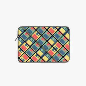 "CUBICAL BOX ABSTRACT" Laptop Sleeves:Bold Modern Design for Every Size