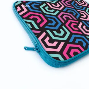 "HEXAGON ABSTRACT" Laptop Sleeves: Bold Modern Design for Every Size