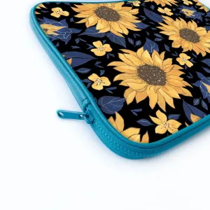 "SUNFLOWER THEME " Laptop Sleeves: Bold Modern Design for Every Size