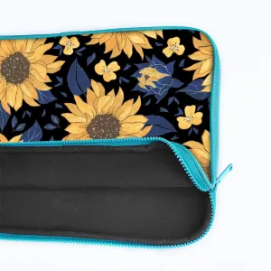 "SUNFLOWER THEME " Laptop Sleeves: Bold Modern Design for Every Size