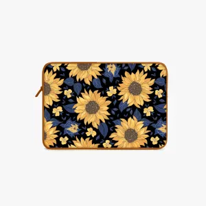 "SUNFLOWER THEME " Laptop Sleeves: Bold Modern Design for Every Size