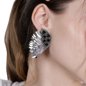 Elegant Angel Wing Earrings – Sterling S...
