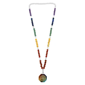 Seven Chakra Healing Crystal Certified Gemstone Mala