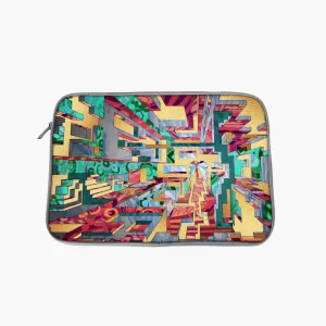 "Matrix Vibrant Version" Laptop Sleeves: Bold Modern Design for Every Size