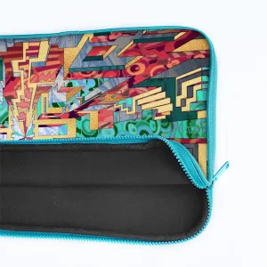 "Matrix Vibrant Version" Laptop Sleeves: Bold Modern Design for Every Size