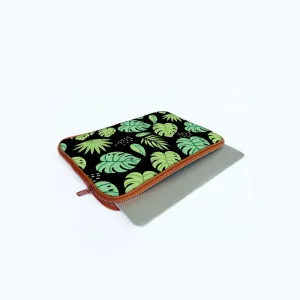 "LEAFY THEME" Laptop Sleeves:Bold Modern...