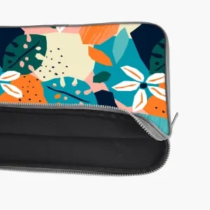 "FLOWER THEME ABSTRACT" Laptop Sleeves: Bold Modern Design for Every Size