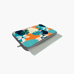 "FLOWER THEME ABSTRACT" Laptop Sleeves: Bold Modern Design for Every Size