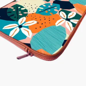 "FLOWER THEME ABSTRACT" Laptop Sleeves:...