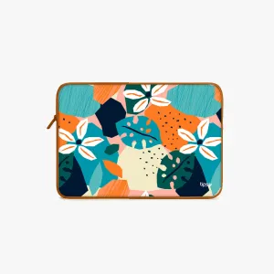 "FLOWER THEME ABSTRACT" Laptop Sleeves: Bold Modern Design for Every Size