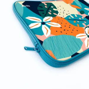 "FLOWER THEME ABSTRACT" Laptop Sleeves:...