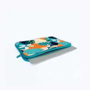 "FLOWER THEME ABSTRACT" Laptop Sleeves: Bold Modern Design for Every Size