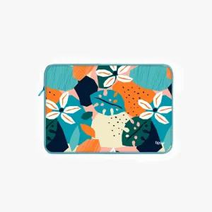 "FLOWER THEME ABSTRACT" Laptop Sleeves: Bold Modern Design for Every Size